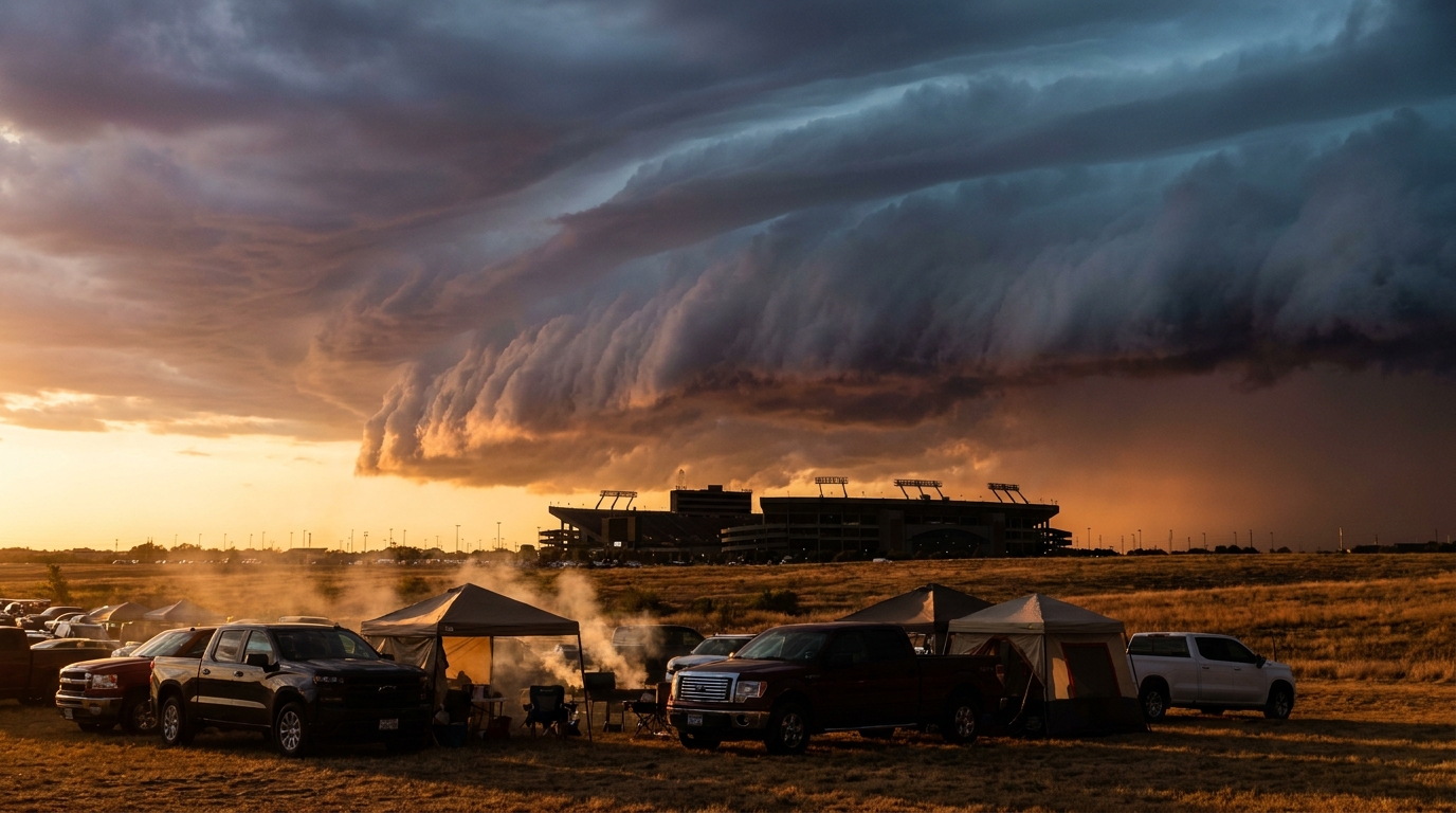 Preseason Football's Final Weekend Meets an Active August Sky