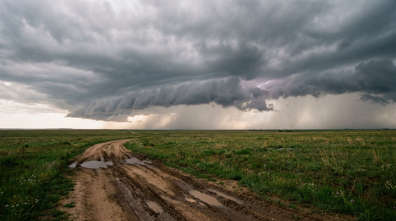 The Texas Dryline Stalls Out and the Flood Threat Goes Up