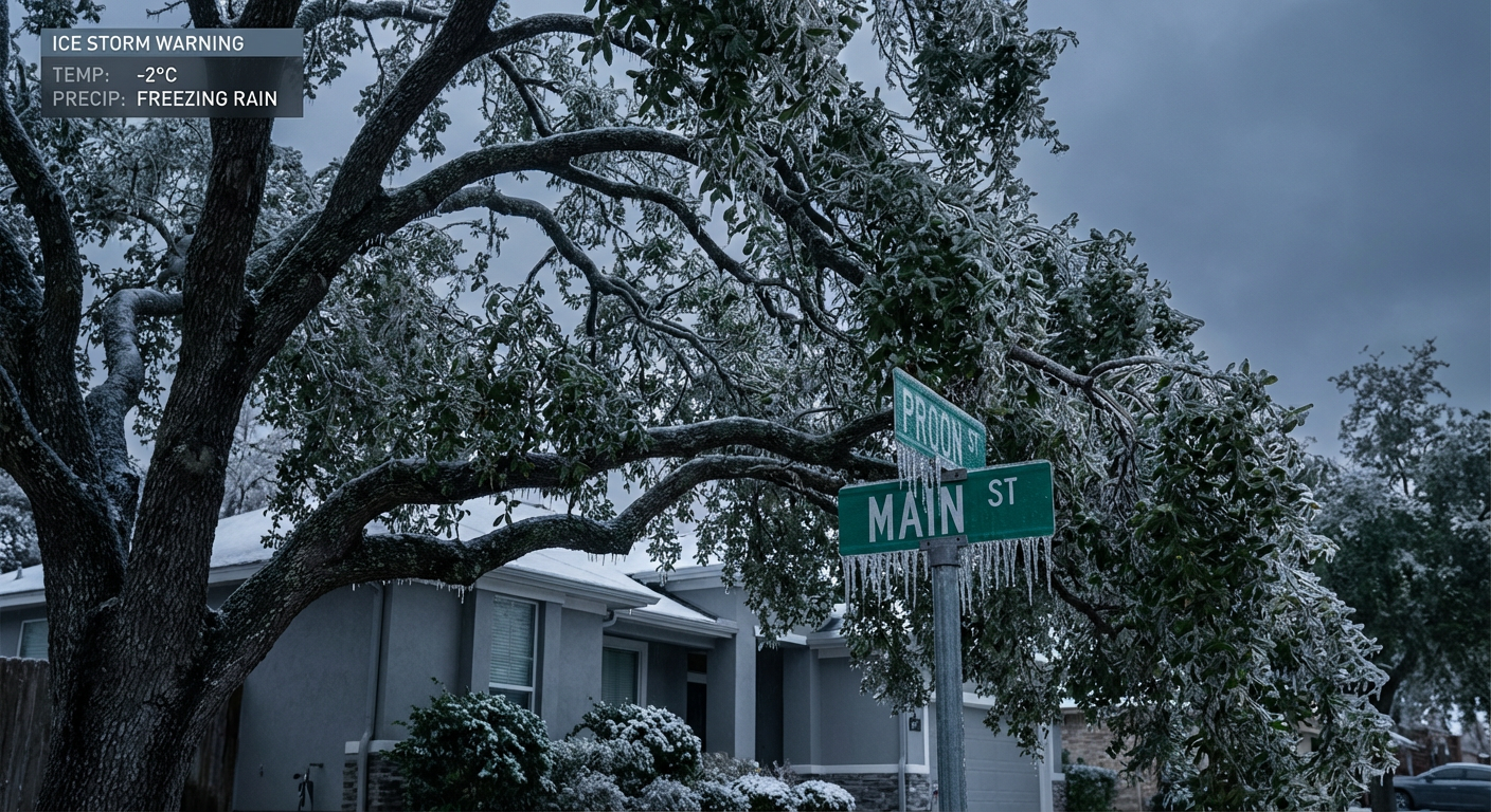The Ice Line: Pinpointing the Danger Zone for This Weekend's Major Storm