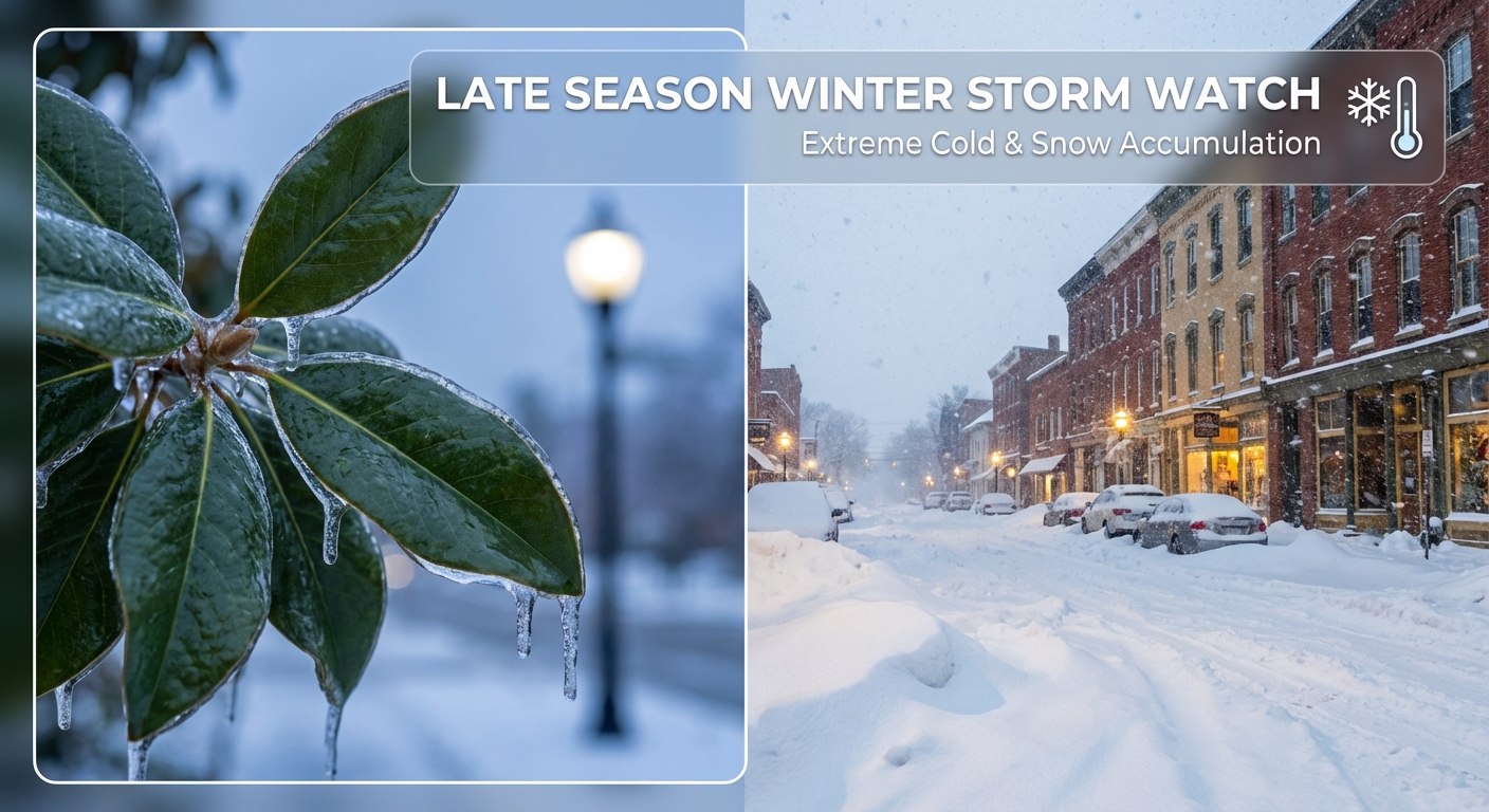 Ice in the South, Buried in the North: The Weekend Weather Mess is Here