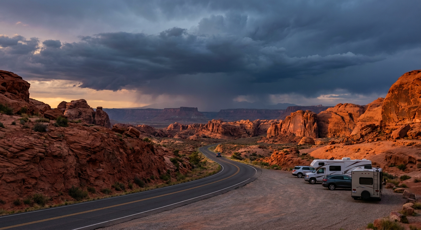 Burning Man's Drive Home Is Running Straight Into Flash Flood Country