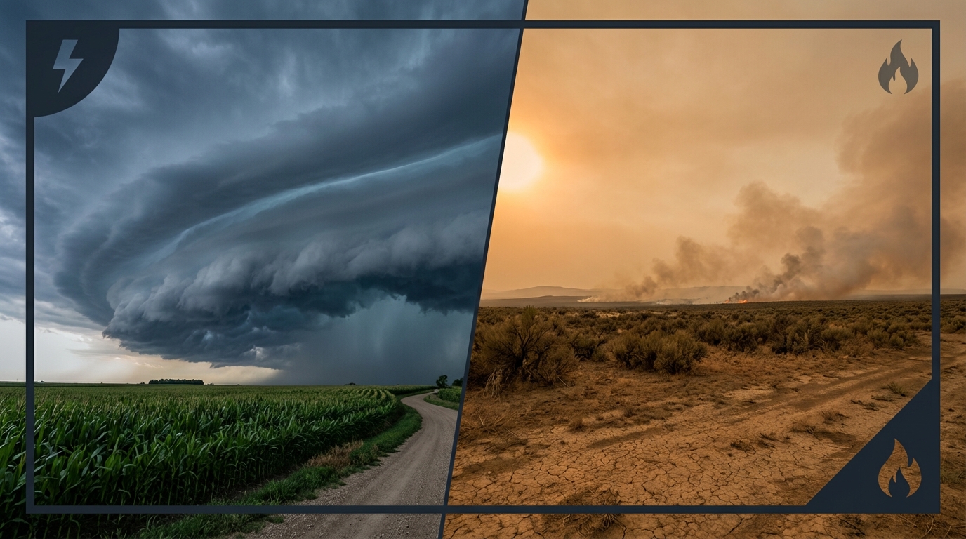 False Spring's Ugly Turn: Tornado Risk, Fire Danger, & The Snow Reality Check