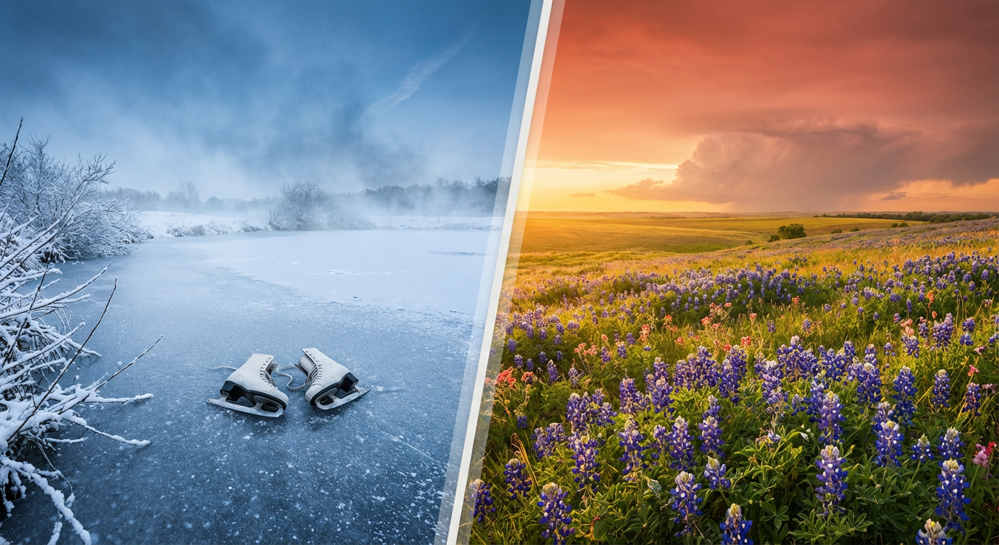 From Frozen Pools to Valentine's Storms: The Great Winter Whiplash