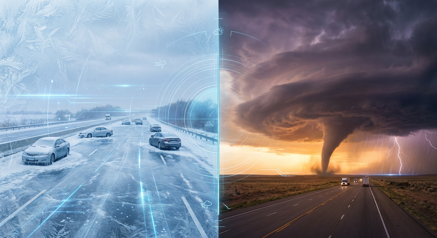 A Nation Divided: Ice For The East, Severe Storms For The South, And A Historic Temperature Tug-Of-War