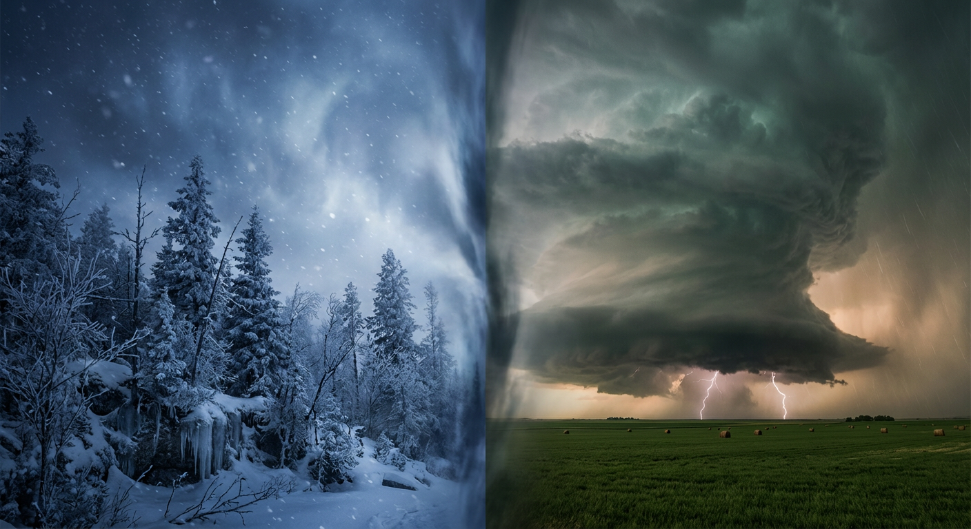 Why The Polar Vortex Collapse Is Triggering 2026's First Big Tornado Threat