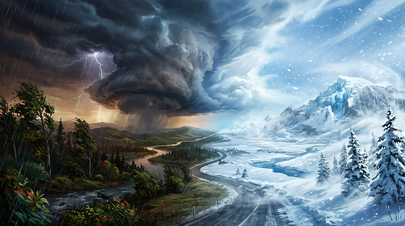 The 'March Is Wild' Whiplash: How a Polar Vortex Split is Triggering Tornadoes and an Arctic Crash