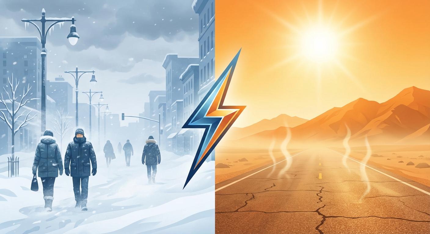 From Snowball Fights To Sunburns: The Mother Of All Weather Whiplash