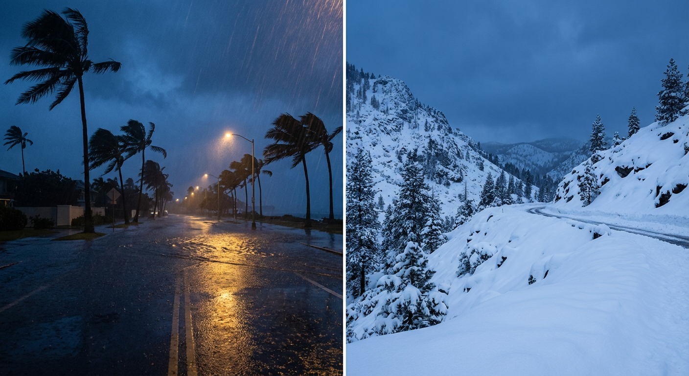Paradise on Pause: Hawaii's Historic Shutdown & The Sierra Snowbomb