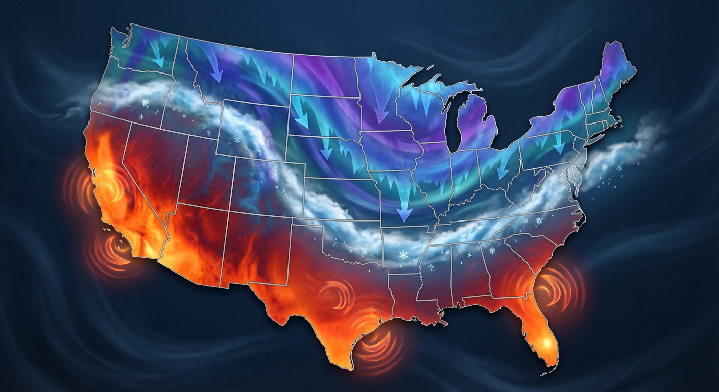 A Massive Temperature Divide, Fast-Moving Snow, and Our Next Icing Threat