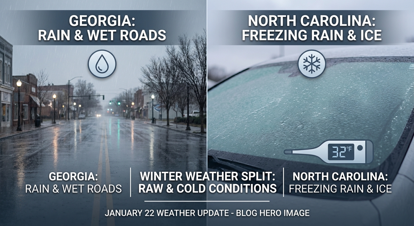 The South Soaks, A Sneaky Ice Threat, and Winter Reloads for the Weekend