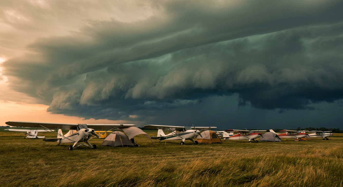 The Biggest Fly-In on Earth Just Landed Right in Tonight's Severe Weather Bullseye