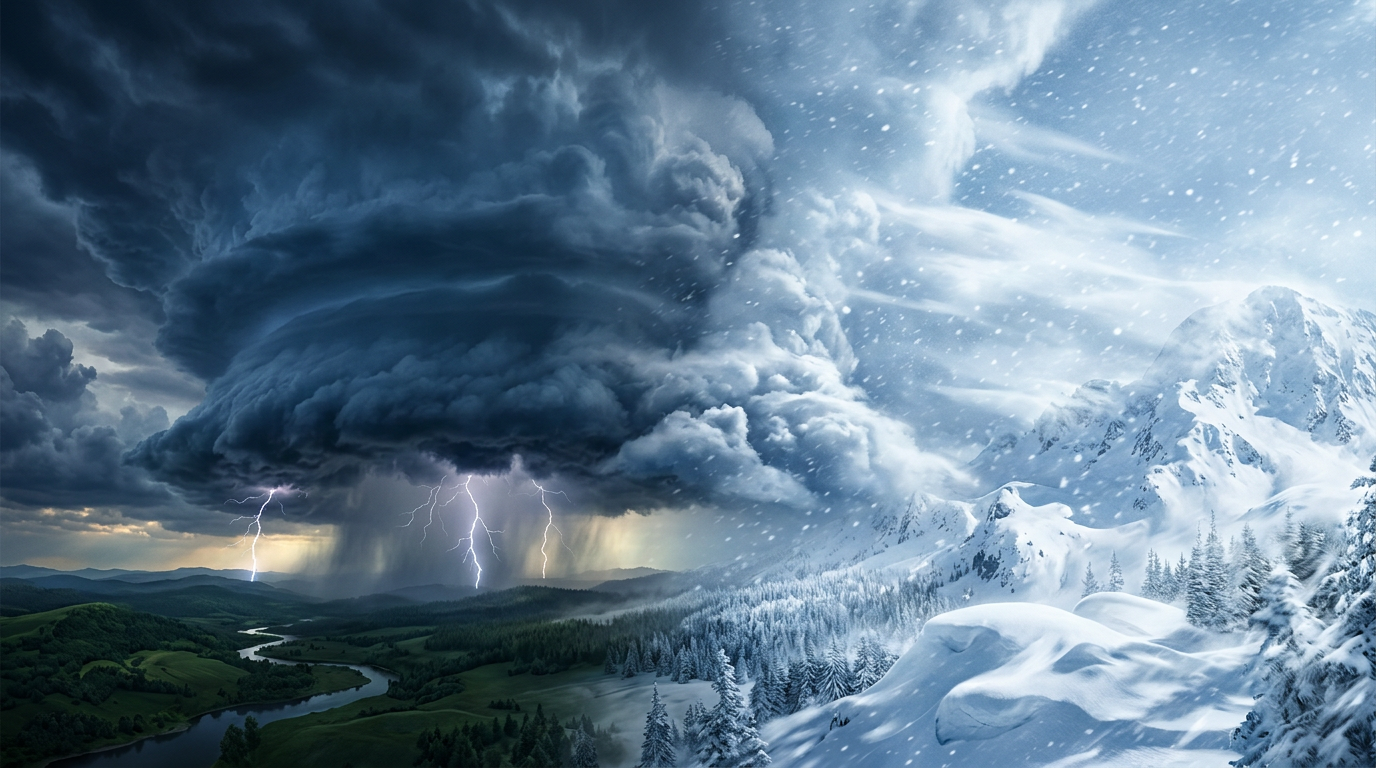 Weather Whiplash: Level 4 Severe East, Blizzards North, and Desert Heat