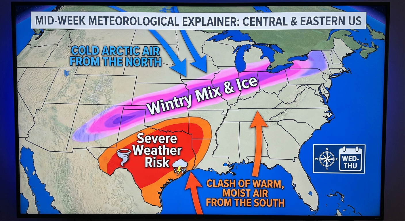 Mid-Week Weather Setup Diagram