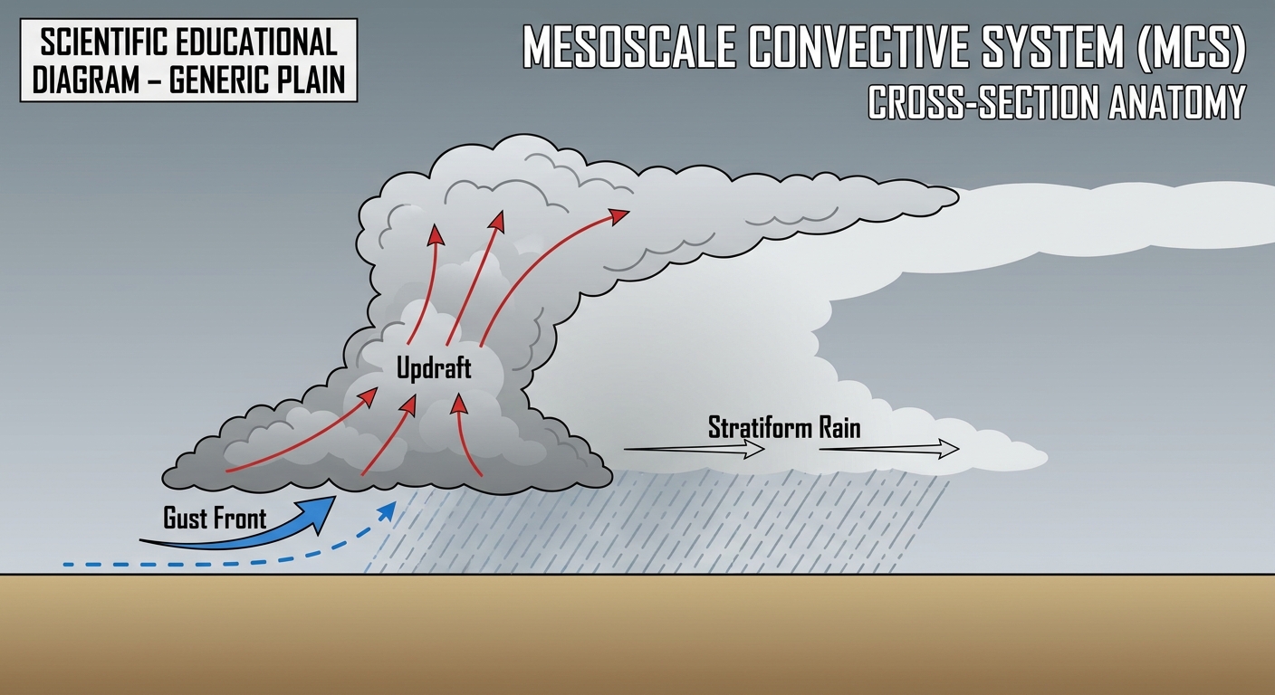Anatomy of a Mesoscale Convective System