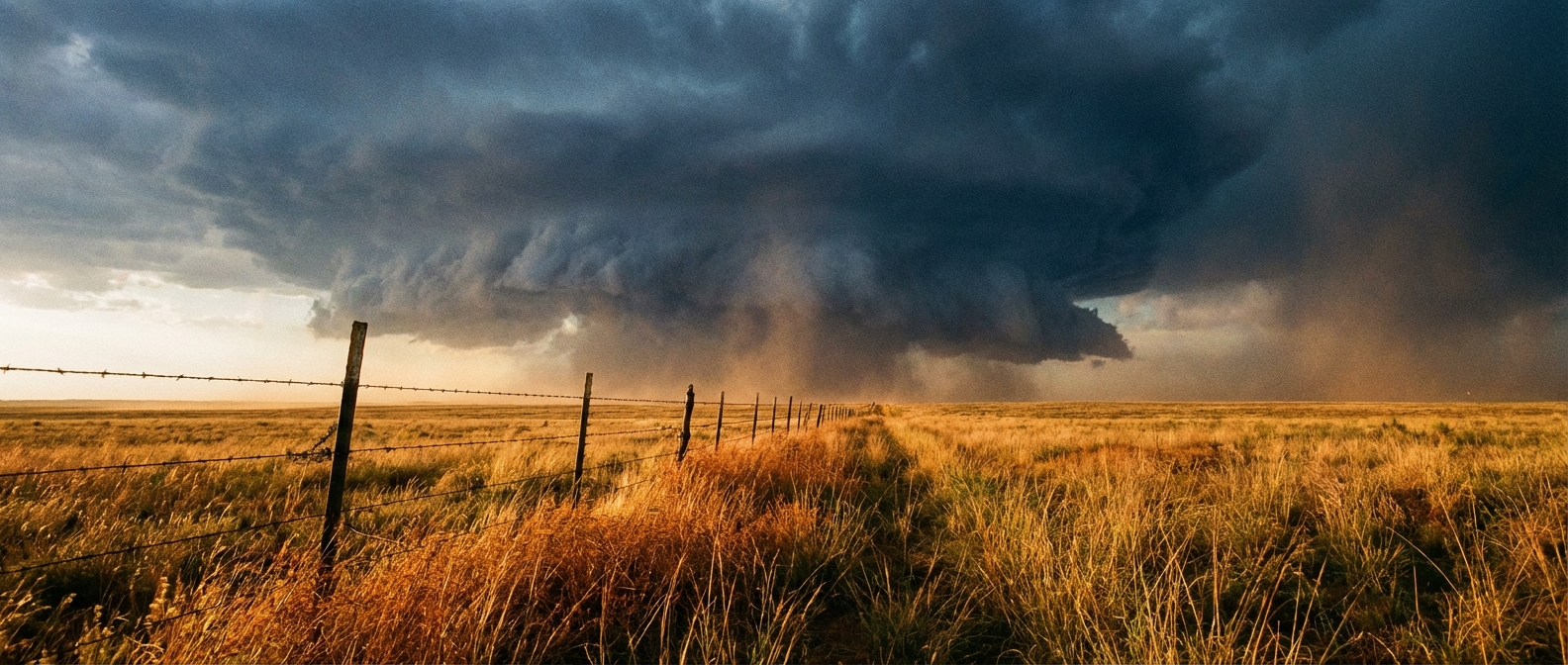 West Texas dryline thunderstorm setup