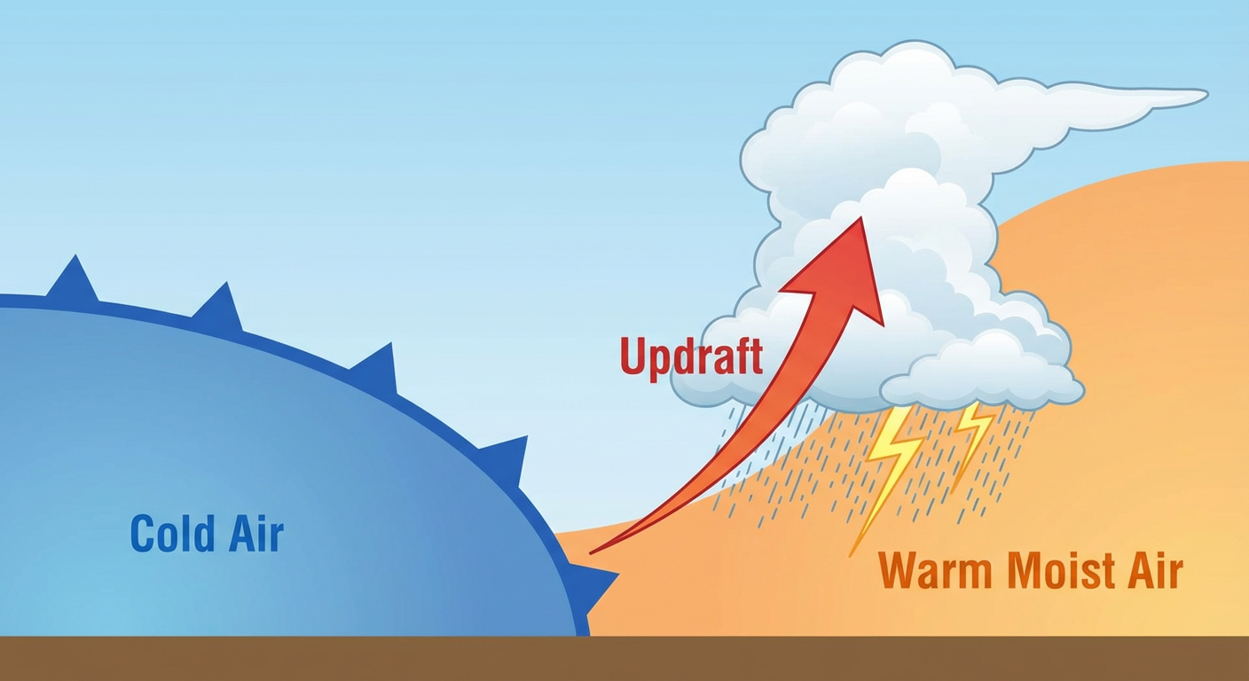 Thunderstorm Development Infographic