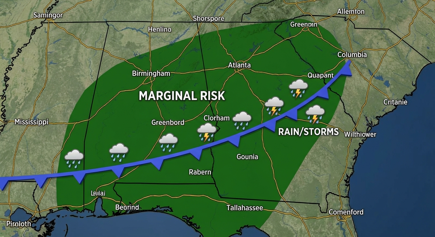 Southeast Severe Risk Map