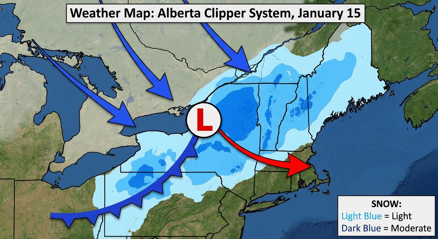 Northeast Clipper Map
