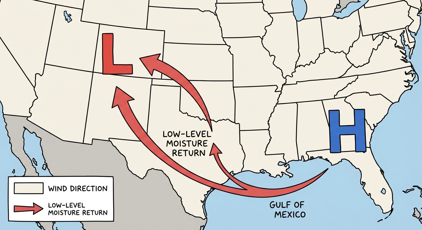 Plains Moisture Return