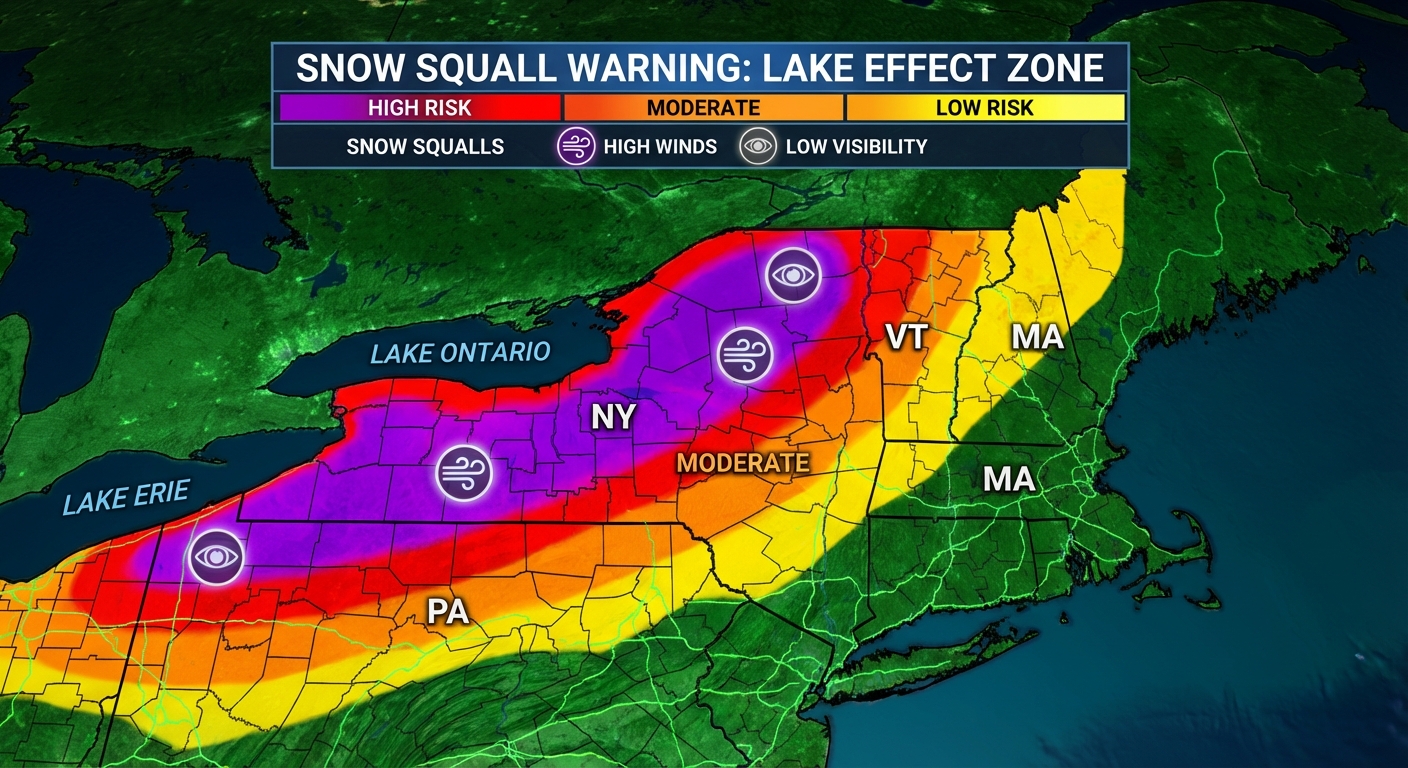 Northeast Snow Squall Potential