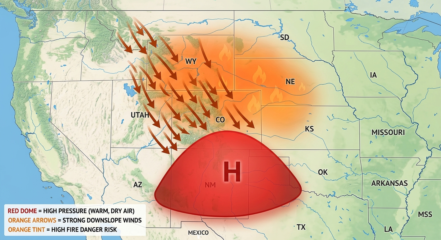 Heat and Fire Danger Map