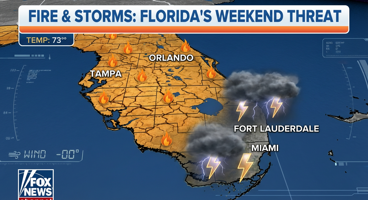 Florida Fire and Storm Threat