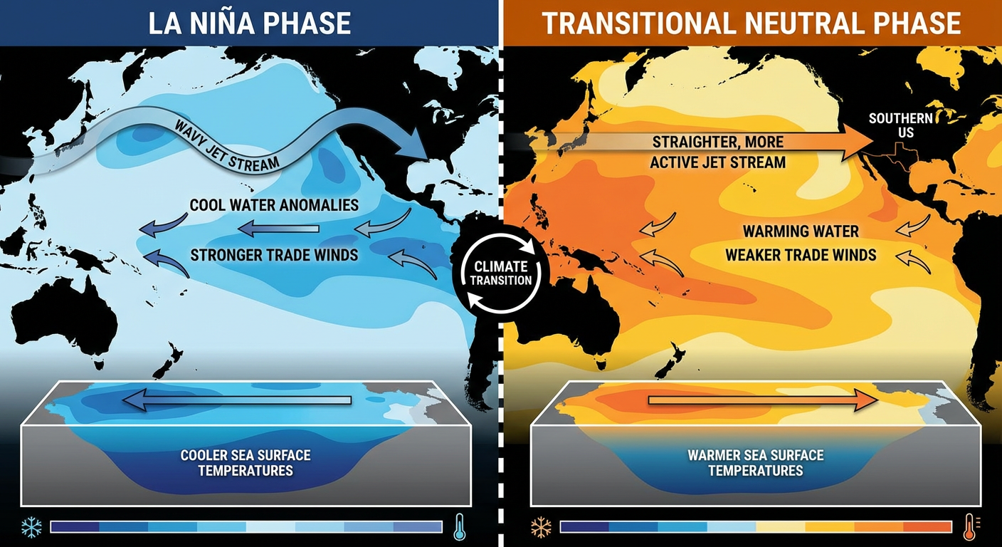 El Nino vs La Nina Transition