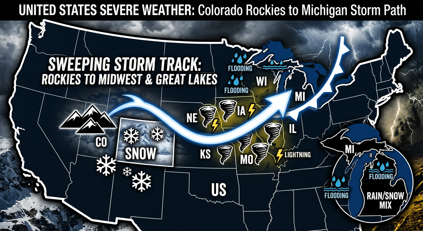 Storm Track Diagram