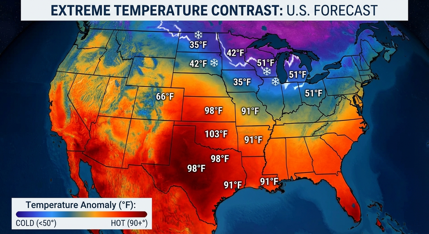 Temperature Anomaly Map