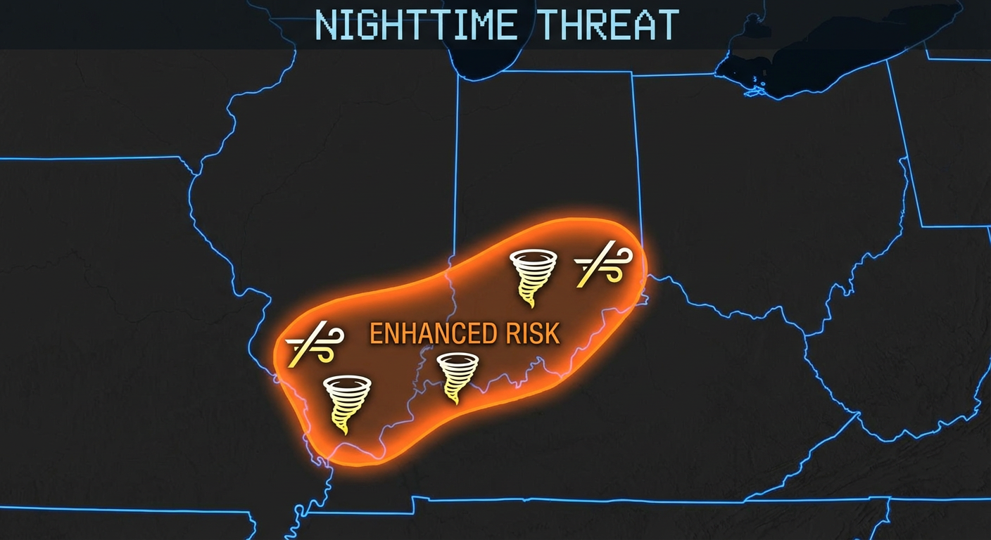 Ohio Valley Severe Risk Map