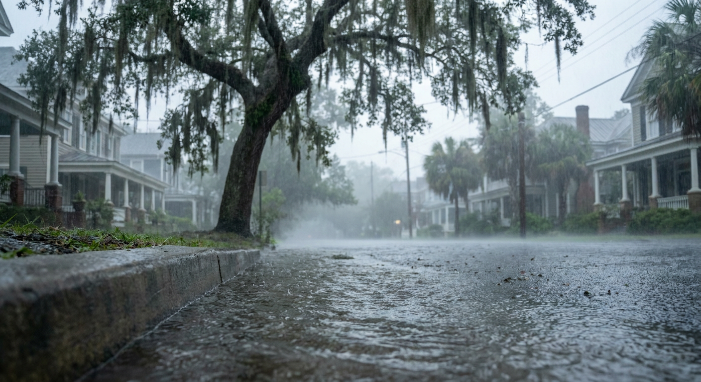 Heavy Coastal Rain