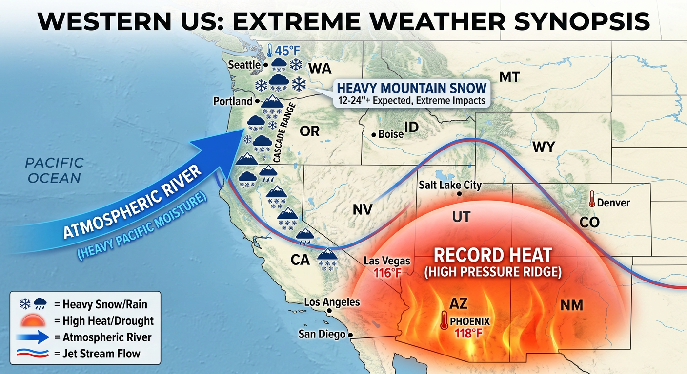 West Coast Weather Divide