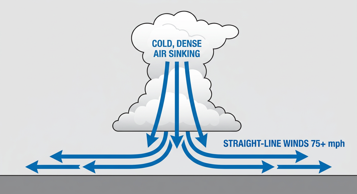 Downdraft Wind Diagram