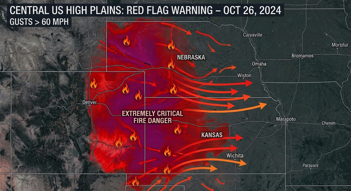 High Plains Fire Risk Map