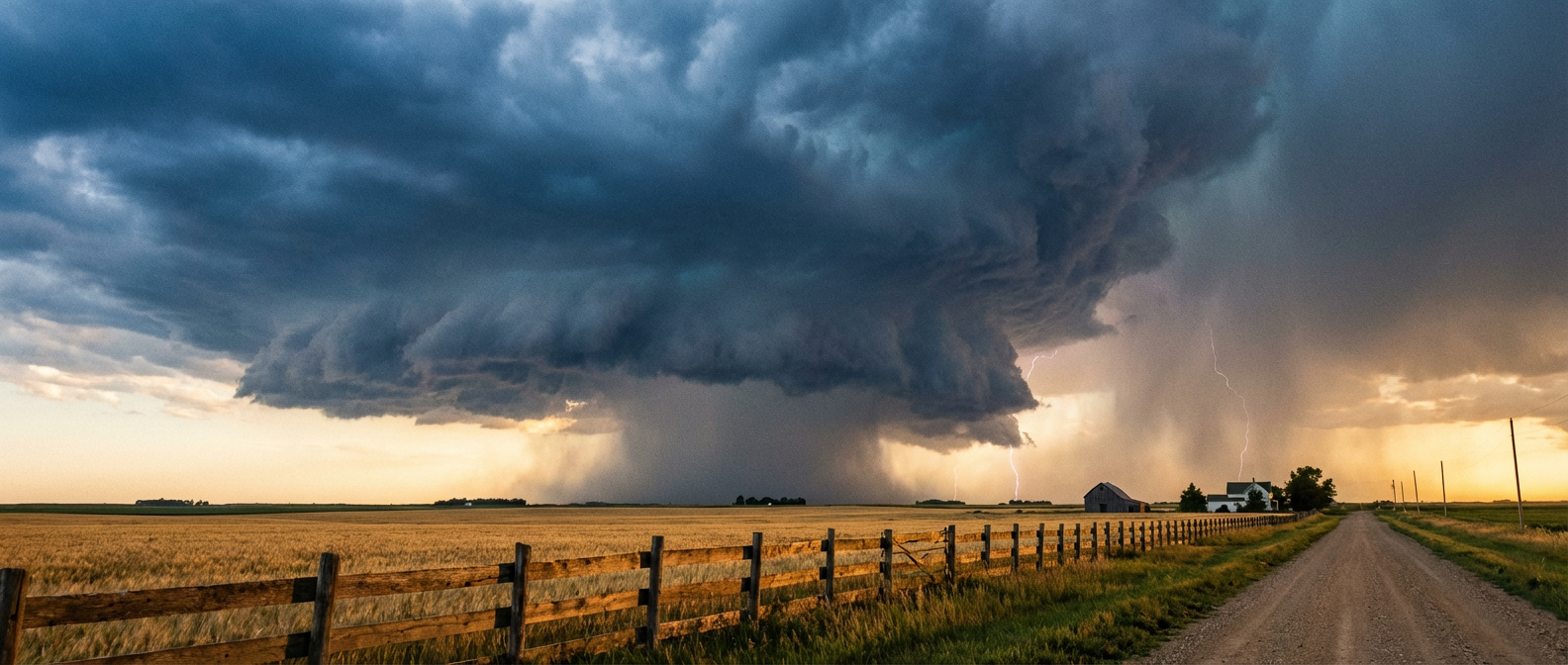Supercell over the Plains