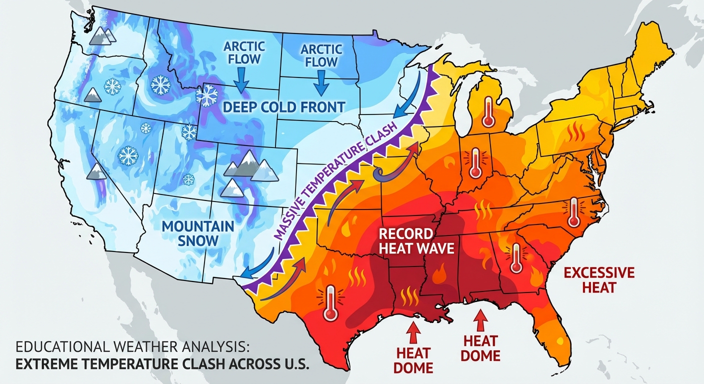 National Weather Clash Map
