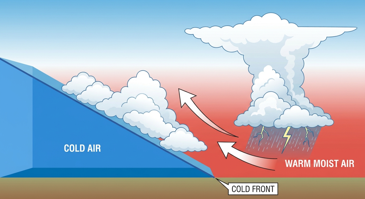 Cold Front Lifting Mechanism