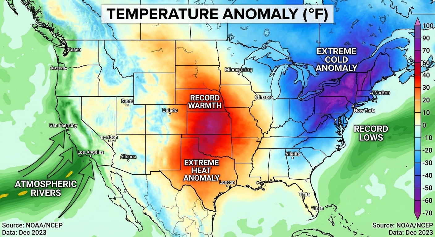 Temperature Anomaly Map