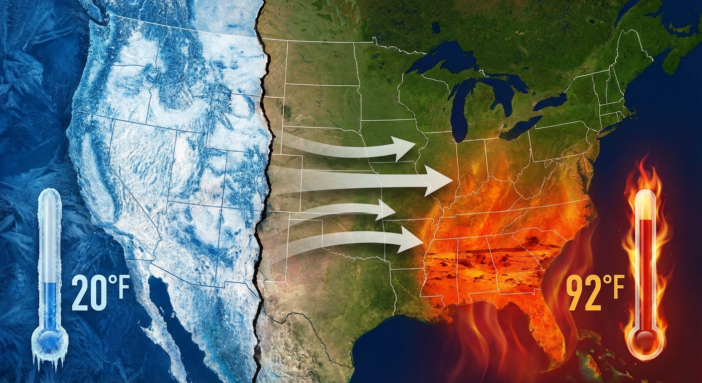 Weather Whiplash Map
