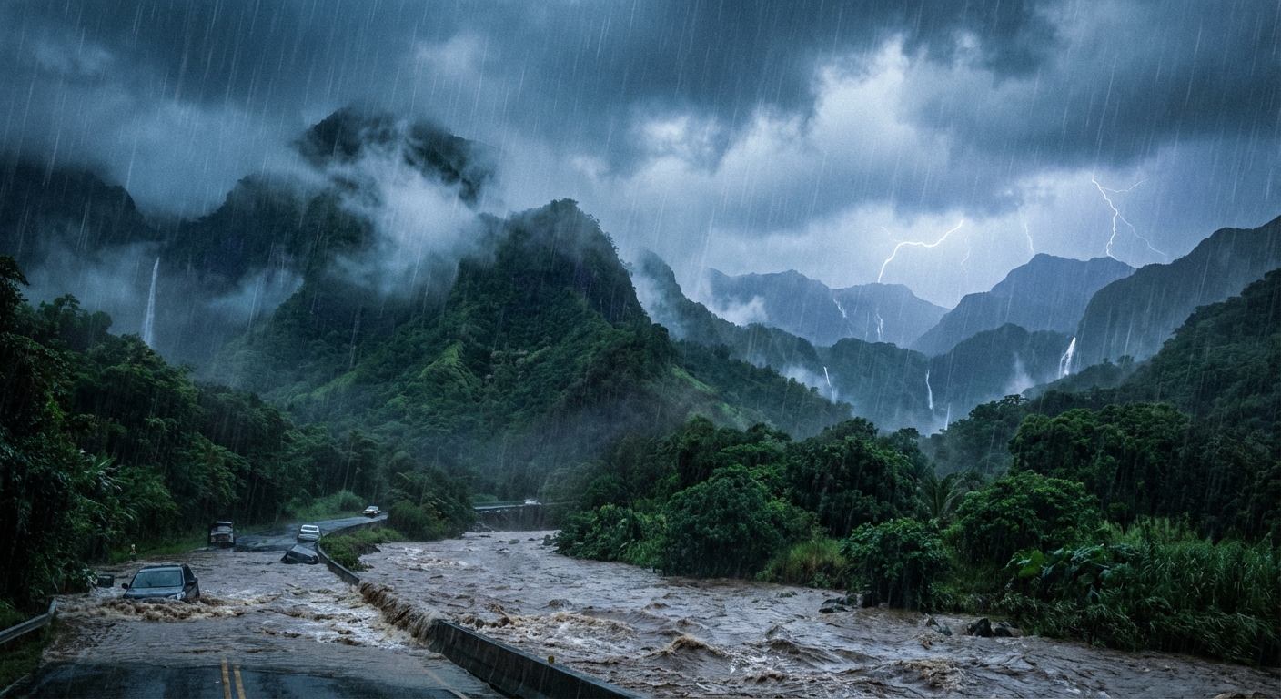 Hawaiian Flash Flooding