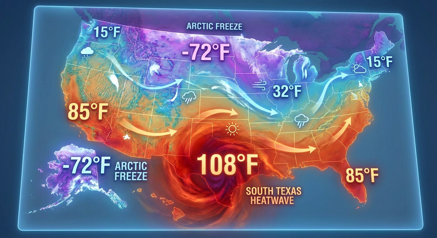 National Temperature Map