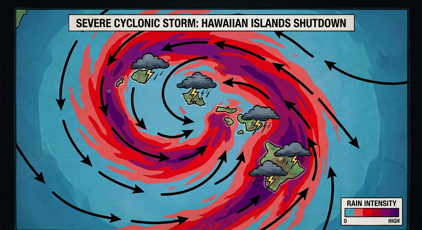Hawaii Severe Weather Map