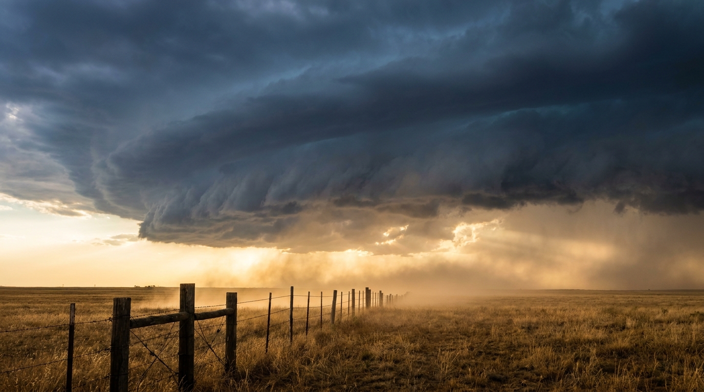 Shelf Cloud Advancing
