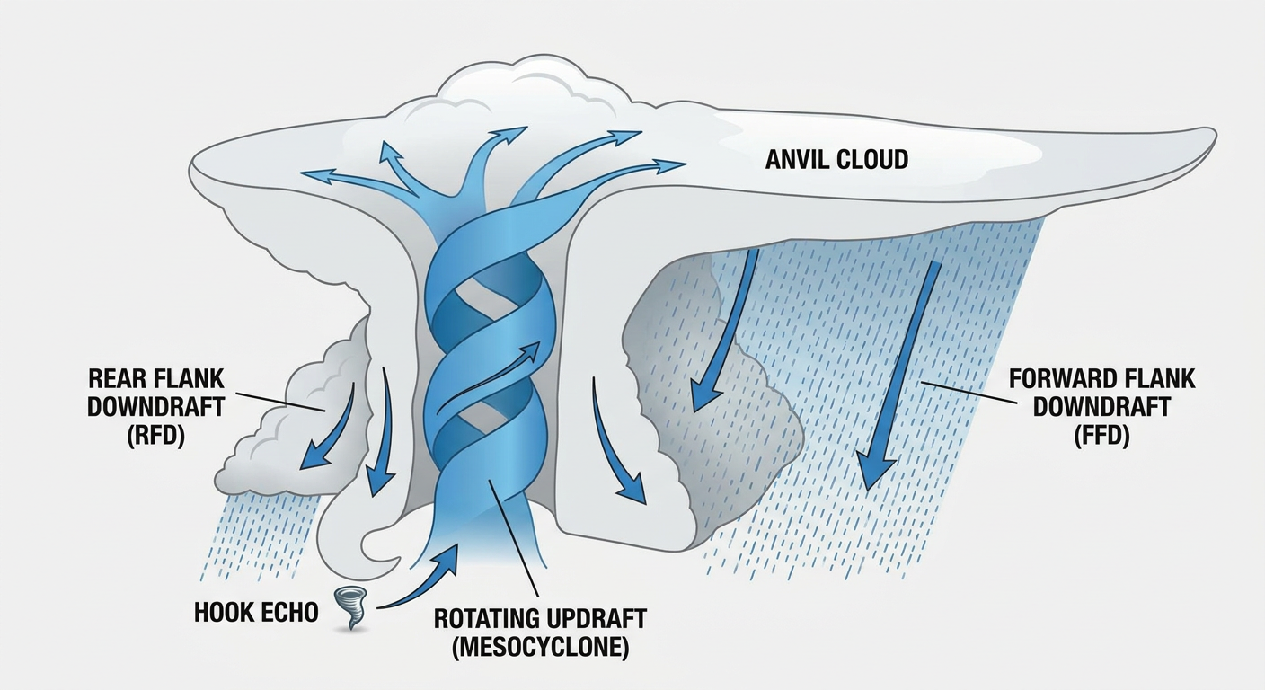 Anatomy of a Plains Supercell