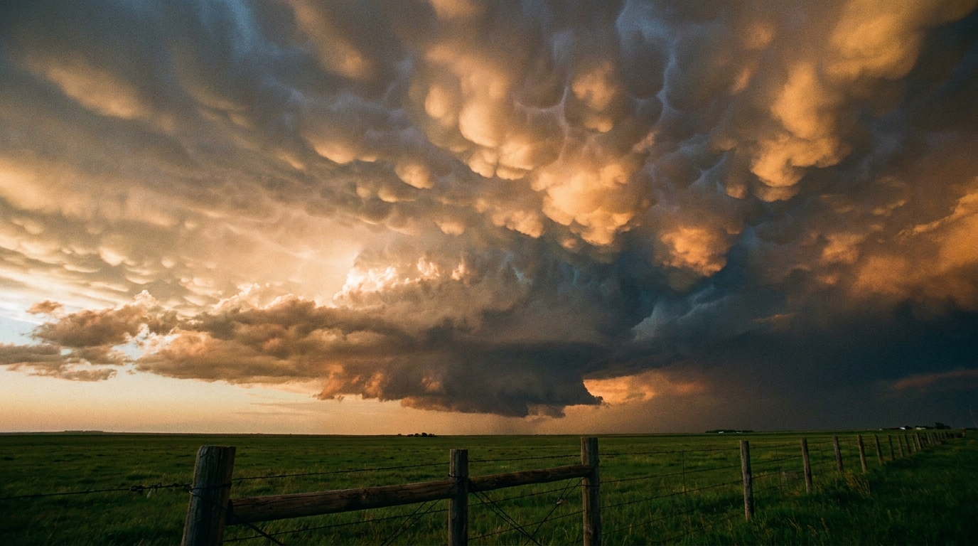 Supercell building over the Plains