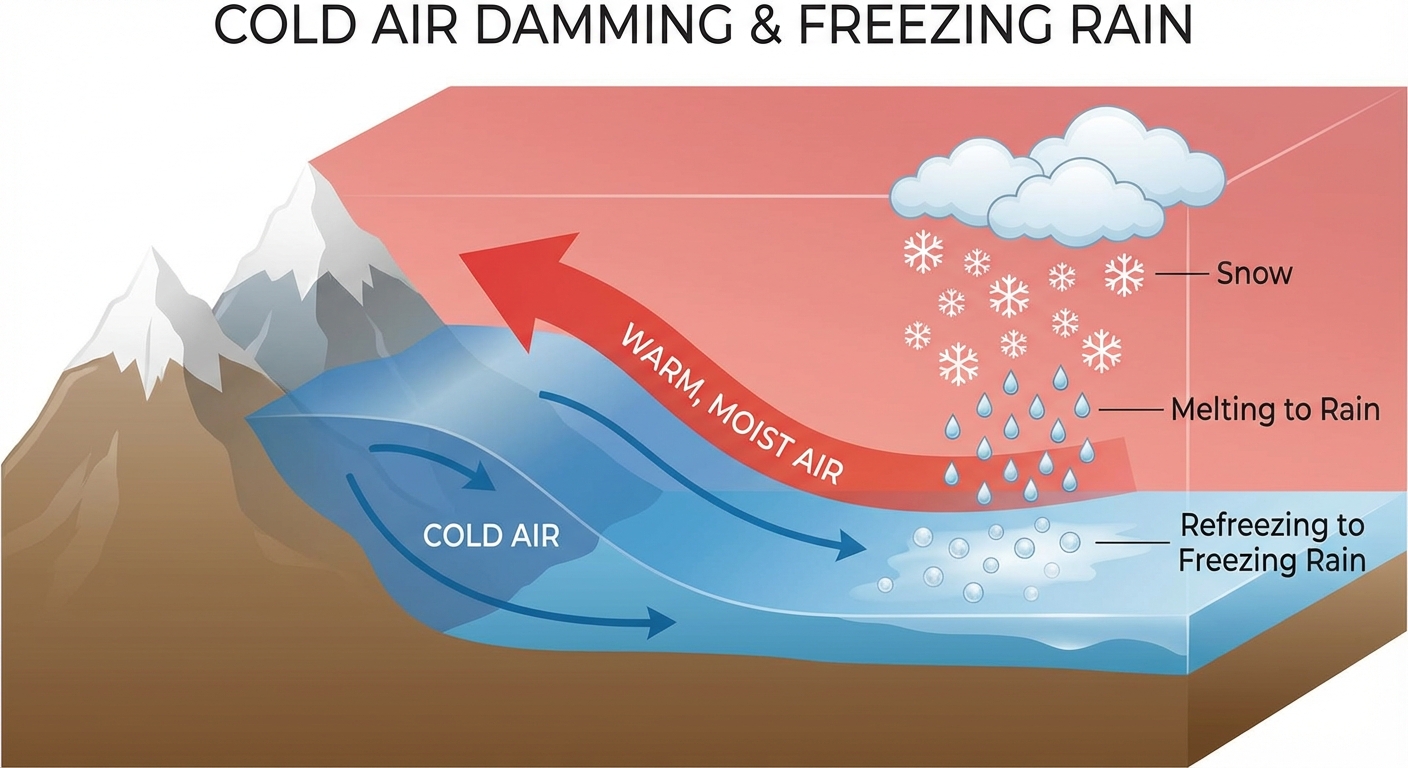 Cold Air Damming Explainer