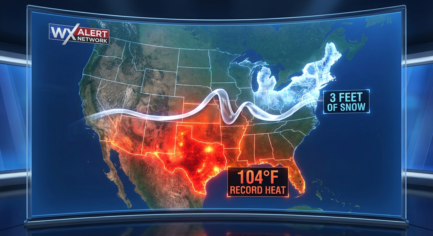 US Weather Extremes Map