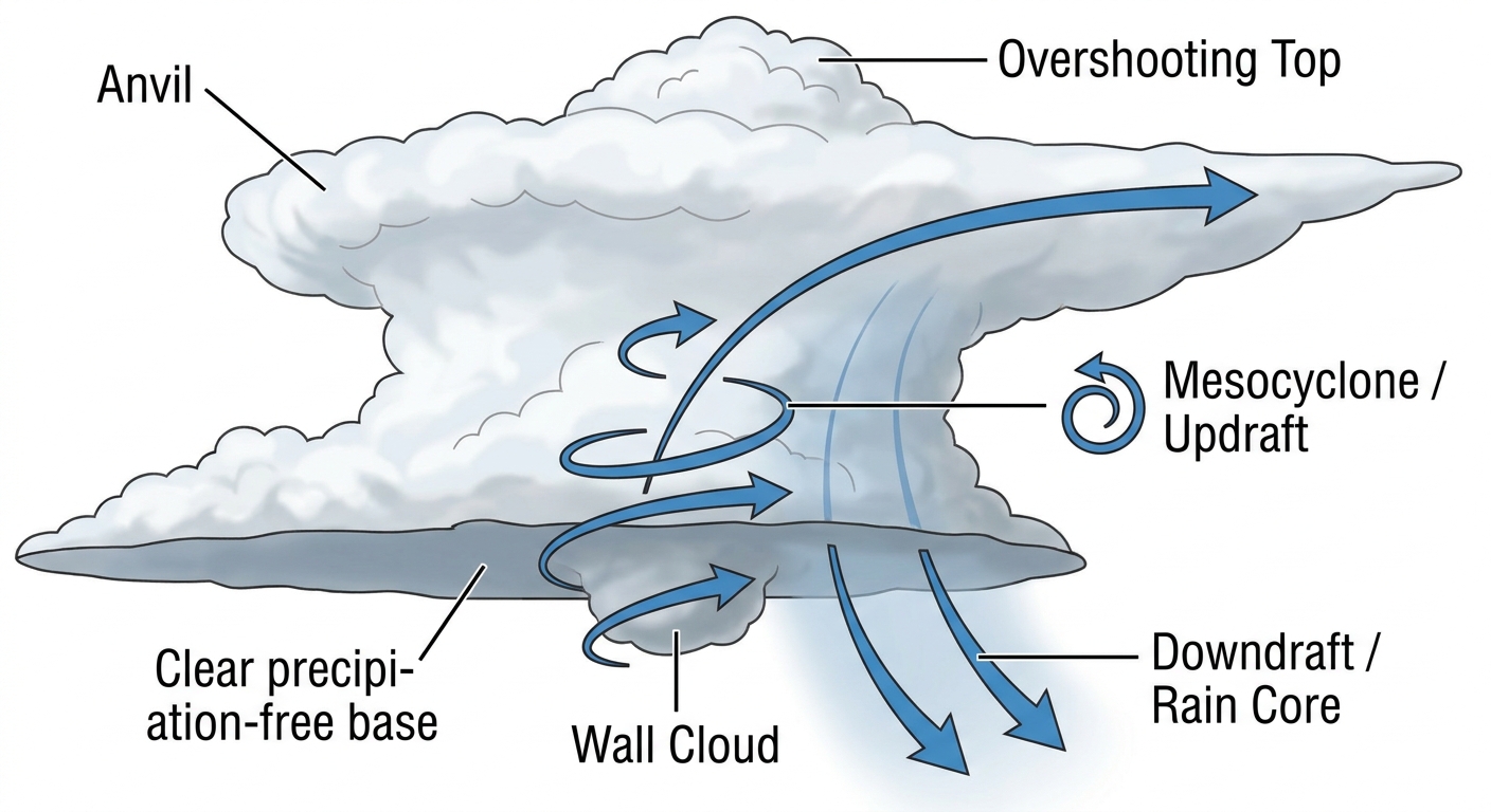 Supercell Anatomy
