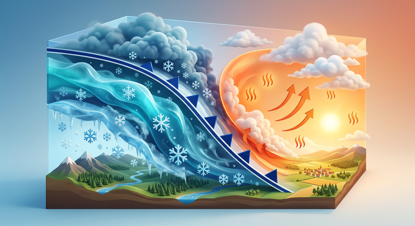 Cold Front Temperature Drop Explainer