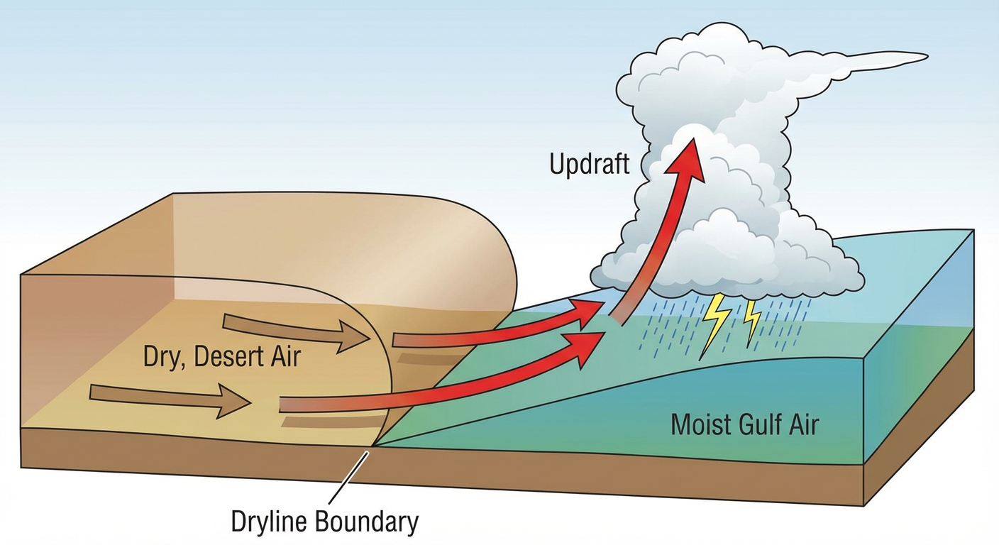 Dryline Diagram